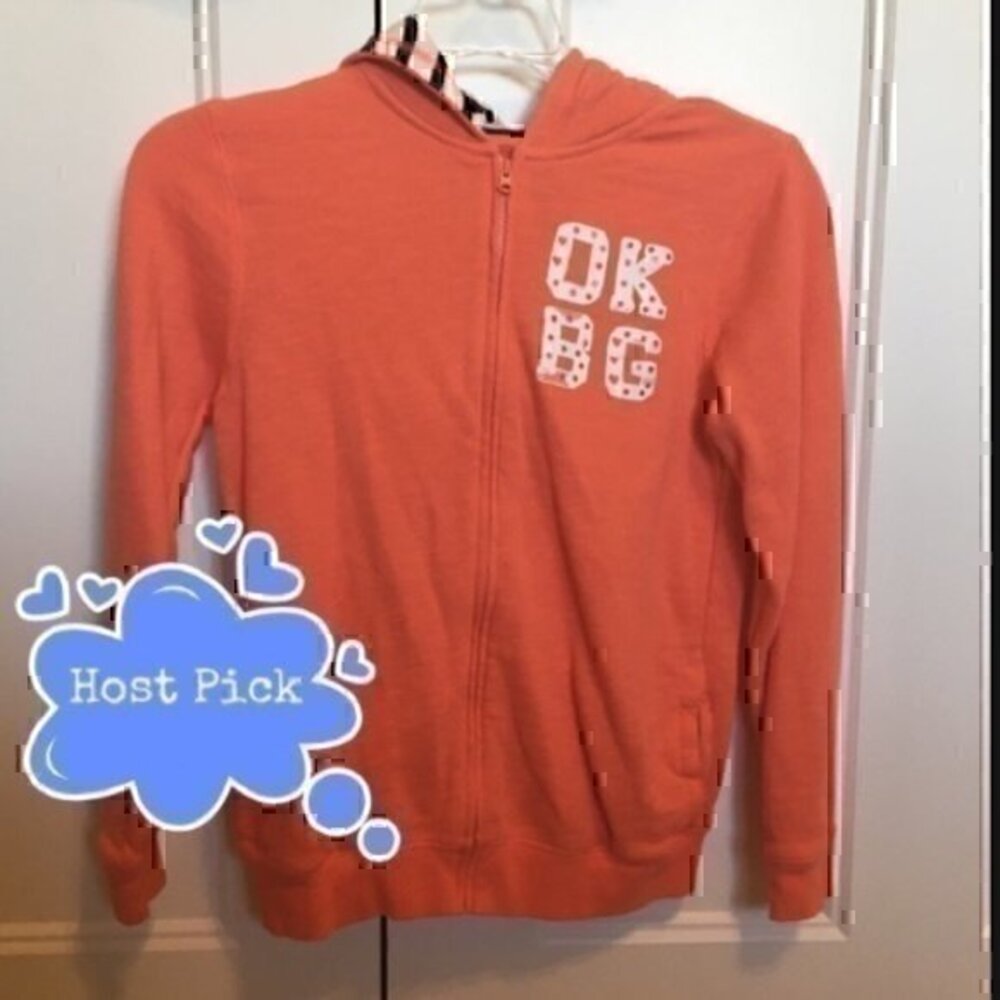 Osh Kosh Girls size 12 hooded sweatshirt NWOT